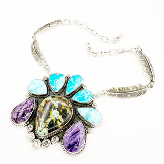 HJC x Jesus Vega Multi-stone Cluster Necklace