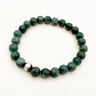 Everyday Guatemalan Blue Jade Relic Stretchy