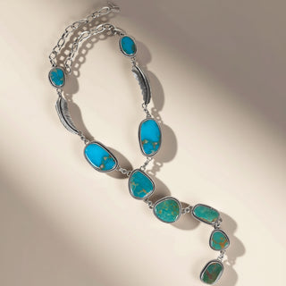 Jesus Vega Lariat Feather Necklace