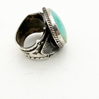 Turquoise Haze Andy Cadman Nila Signet Ring