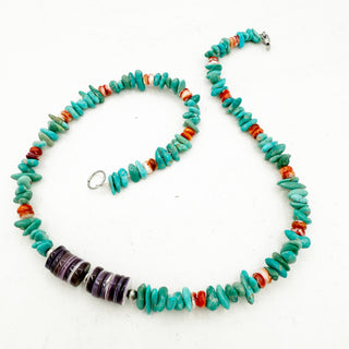 Royston and Wampum Necklace