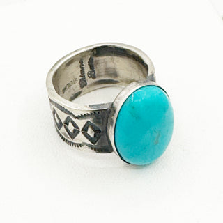Chimey Butte Gigantic Sleeping Beauty Ring