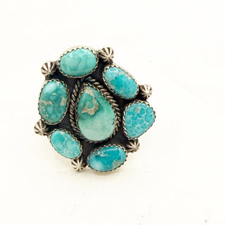 White Water Cluster Ring