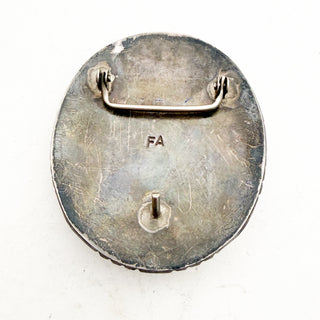 VINTAGE SLEEPING BEAUTY GIANT CLUSTER BELT BUCKLE