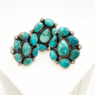 White Water Cluster Ring