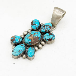 Bea Tom Egyptian Turquoise Cluster Pendant