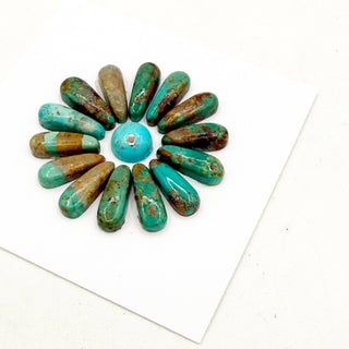 High-grade Persian Turquoise Cabochon Suites