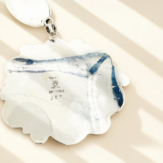 Silver Stamp on beige background