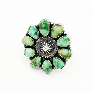 Patrick Yazzie Sonoran Gold Cluster Ring