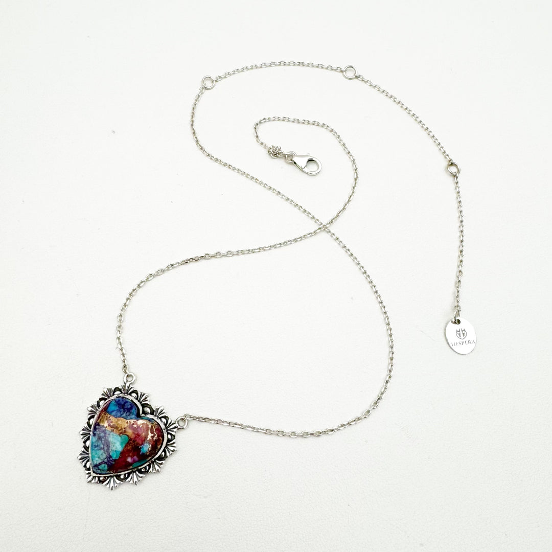 Savage Love Necklace - Purple Spiny Oyster Mohave