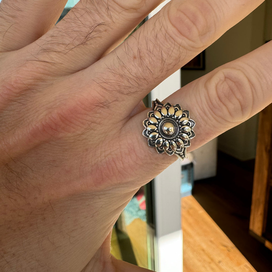 Eric's Perfect Sterling Flower Ring