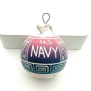 US Armed Forces Etched Ornaments by Vanessa Charlie