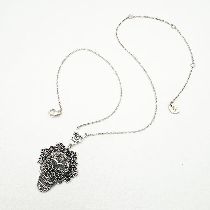 Say Hello to my Little Friend Sugarskull Necklace