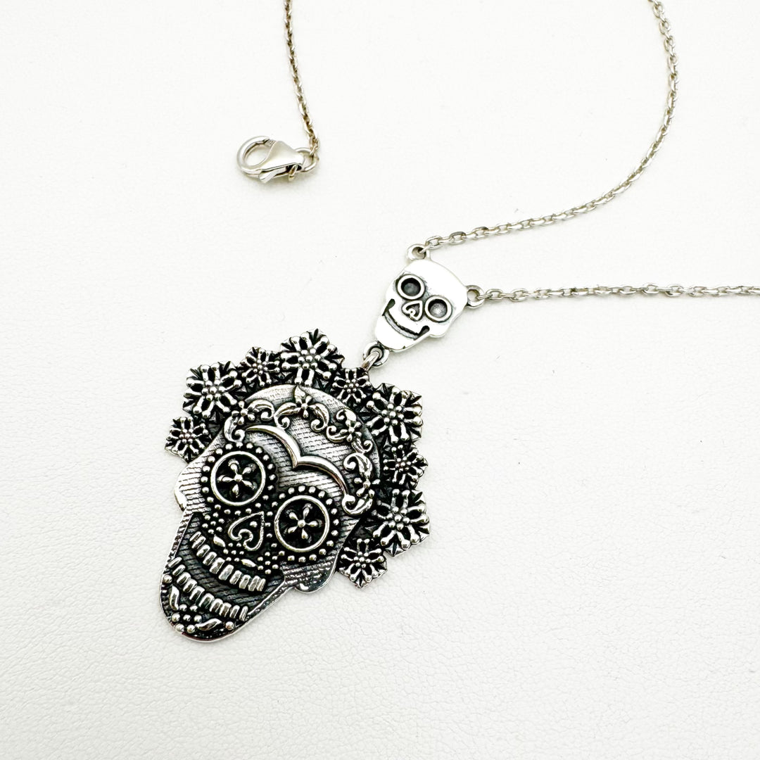 Say Hello to my Little Friend Sugarskull Necklace