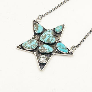 Jacqueline Silver Royston Star Necklace