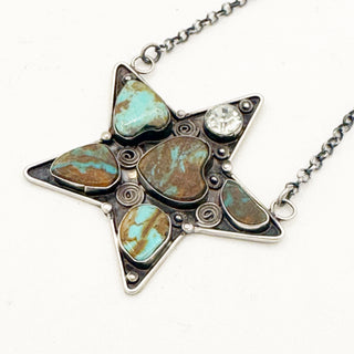 Jacqueline Silver Royston Star Necklace