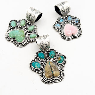 MORE Shay Pfeiffer Paw Print Pendants