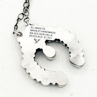 Eli Skeets Giant Golden Hills Naja Necklace