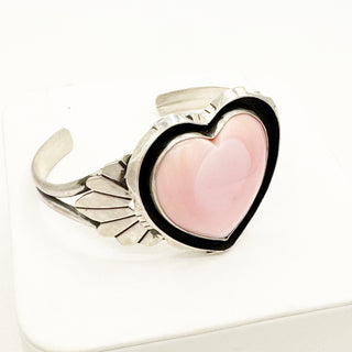 Donnalee Shewmake Pink Conch Heart Cuff