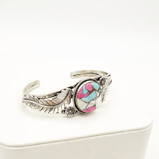 Cotton Candy Dahlia Cuff