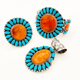 Tyler Brown Orange Spiny Oyster and Sleeping Beauty Set
