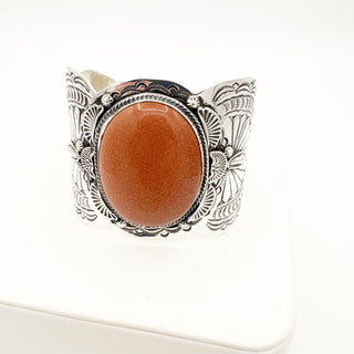 Sheila Tso Goldstone Concho Cuff