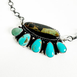 Blackjack and Dry Creek Bar Necklace by Sheila Ko