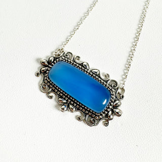 Cassie Bar Necklace - California Chalcedony