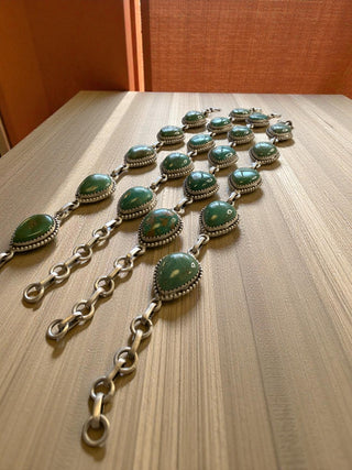 Five Stone Sterling Bracelet