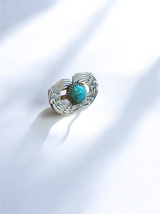 Single Stone Infinity Wing Ring