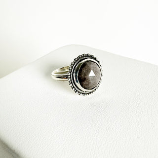 Gemstone Bubble Signet Ring