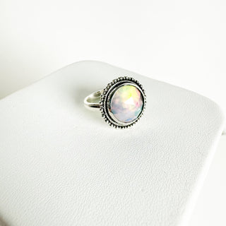 Gemstone Bubble Signet Ring