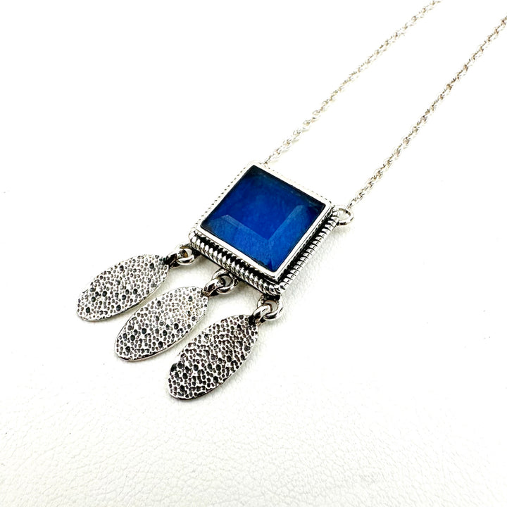 Crown Jewel Everyday Necklace - Blue Aventurine