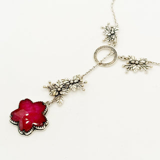 Cherry Blossom Chill Lariat - Ruby