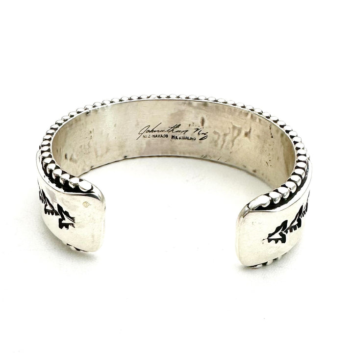 Johnathan Nez Gold and Silver Cuff
