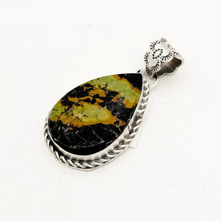 Philbert Nez Blackjack Turquoise Pendants