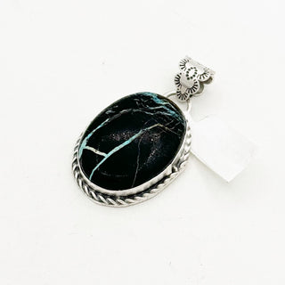 Philbert Nez Blackjack Turquoise Pendants