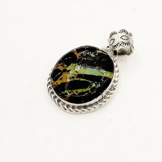 Philbert Nez Blackjack Turquoise Pendants