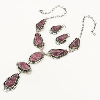 Purple Spiny Jimmy Lee Lariat Set