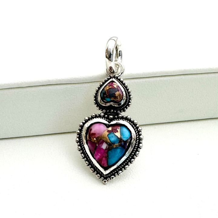 Double Heart Charms