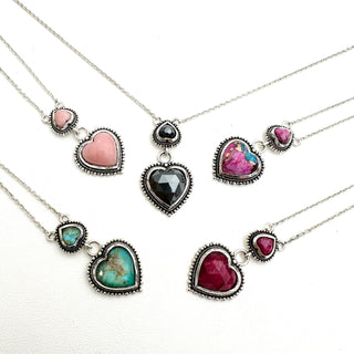 Double Heart Necklace