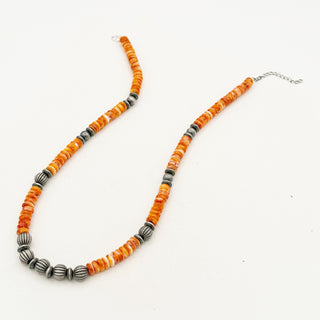 PREORDER: Orange Spiny Navajo Pearl Jewels