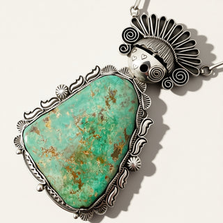 turquoise jewelry on a beige background